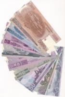 Észak-Korea 2002-2013. 5W-5000W (10xklf) MINTA felülnyomással és "0000000"-ás sorszámmal T...