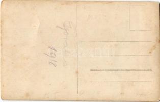 1918 Tornászok a strandon / Gymnasts on the beach. photo (fl)