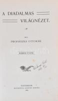 Prohászka Ottokár: A diadalmas világnézet. Esztergom, 1906, Buzárovits Gusztáv. Második kiadás. Korabeli félvászon-kötés, kopott borítóval.