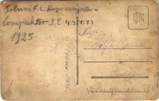 1925 Focimeccs után (Tolnai FC - Compaktor SC 4:3) / Hungarian football players. photo (EK)