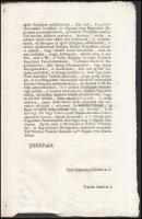 1782 II. József császár leirata a vármegyékhez a korábban kiadott, szabad vallásgyakorlást lehetővé ...