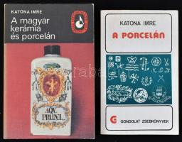 Katona Imre 4 műve: 

A porcelán. Gondolat Zsebkönyvek. Bp, 1984. Gondolat. Kiadói papírkötés.; 
...