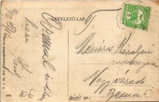 1912 Békéscsaba, Vasút utca, Városi színház, Fekete Sándor üzlete. W.L. Bp. 4030. (EB)