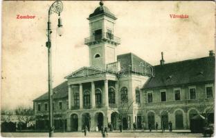 1909 Zombor, Sombor; Városház / town hall (Rb)