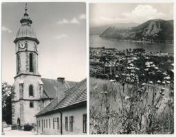 Nagymaros - 4 db MODERN képeslap (Képzőművészeti Alap Kiadóvállalat) / 4 MODERN postcards