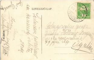 1910 Újvidék, Novi Sad; Pétervárad vár, "Klára" uszály, vasúti híd / Grad Petrovaradin / c...