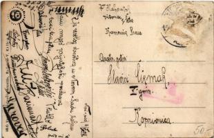 1919 Újvidék, Novi Sad; Fő utca, Püspöki palota, Goldberg üzlete. Vsúti levelezőlapárusítás 9895. / ...