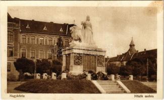 1927 Nagykőrös, Hősök szobra, emlékmű. Németh Sándor kiadása (fl)