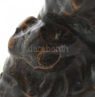 Tóth Menyhért (1904 - 1980): Mukuli. Öntött, patinázott bronz. Jelzés nélkül. m: 17 cm