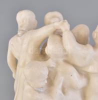 Lonkay Antal (1904 - 1963): Eszterlánc 1933. Formába öntött fehér mázas fajansz. Sérült, restaurált....