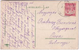 1918 Katalinhuta, Katarínska Huta (Szinóbánya, Cinobana); látkép. Végh Jenő kiadása / general view (...