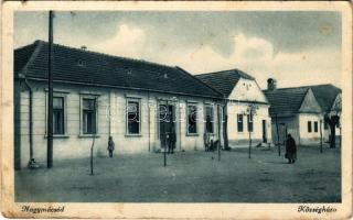 Nagymácséd, Velká Maca; Községháza. Fogyasztási Szövetkezet kiadása / town hall (EB)