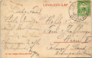 Csejte, Csejthe, Cachtice; Fő tér. Blau kiadása / main square (fl)