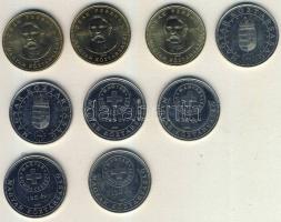 2003-2006. 20Ft "Deák" (3x), 50Ft "EU" (2x), "Vöröskereszt" (4x) T:2,2...