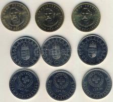 2003-2006. 20Ft "Deák" (3x), 50Ft "EU" (3x), "Vöröskereszt" (3x) T:2,2...