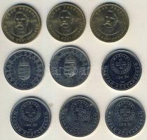 2003-2006. 20Ft "Deák" (3x), 50Ft "EU" (2x), "Vöröskereszt" (4x) T:2,2...