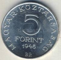 1948. 5Ft Ag "Petőfi" T:2