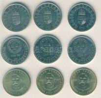 2003-2006. 20Ft "Deák" (3x), 50Ft "EU" (3x), "Vöröskereszt" (3x) T:2,2...