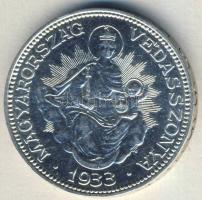 1933. 2P Ag "Madonna" T:1/2+