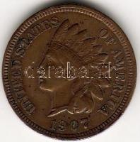 USA 1907 1c "Indián" T:3+