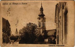 Karlóca, Karlowitz, Sremski Karlovci; Szt. Péter és Pál templom / church (fl)