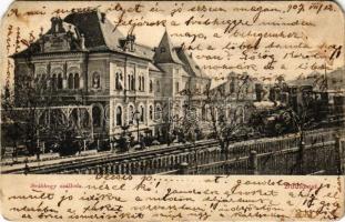 1907 Budapest XII. Svábhegy szálloda, fogaskerekű gőzmozdony (EM)