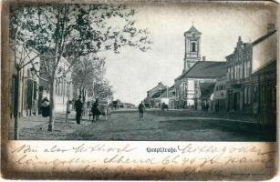 1901 Árpatarló, Ruma; Fő utca / Hauptstrasse / main street (EK)