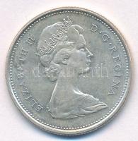 Kanada 1968. 25c Ag II. Erzsébet T:1-,2 Canada 1968. 25 Cents Ag Elizabeth II C:AU,XF Krause KM#62