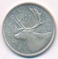 Kanada 1968. 25c Ag "II. Erzsébet" T:1-,2
Canada 1968. 25 Cents Ag "Elizabeth II&quo...