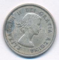 Kanada 1960. 25c Ag II. Erzsébet T:2- Canada 1960. 25 Cents Ag Elizabeth II C:VF Krause KM#52