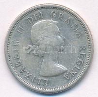 Kanada 1961. 25c Ag II. Erzsébet T:2- Canada 1961. 25 Cents Ag Elizabeth II C:VF Krause KM#52