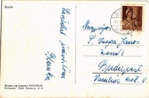 1944 Barót, Baraolt; utca, tér, Tüzes Sándor és Deeter Pál üzlete, tél / street, square, shops, wint...