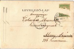 1906 Miskolc, Kossuth szobor (Rb)