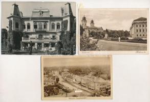 34 db főleg MODERN nagyrészt magyar város képeslap / 34 mostly modern Hungarian town-view postcards