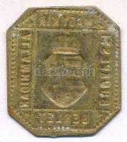 ~1900. "A Budapesti Magyar Királyi Államhidak Bérlet" Br bárca T:2,2-