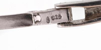 Ezüst(Ag) nyakék, jelzett, bruttó: 27,5 g