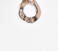 Ezüst(Ag) fonott nyaklánc, jelzett, h: 42 cm, nettó: 28 g