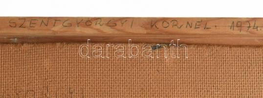 Szentgyörgyi Kornél (1916-2006): Ádám (kisfiú portréja). Olaj, farost, jelzett, autográf ajándékozás...