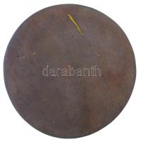 ~1980. "Még nyílnak a völgyben a kerti virágok" egyoldalas Br plakett (83mm) T:1-