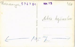 Mohács, uszályok, úszó hajómalom / floating boat mill. photo