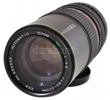 Hanimex MC 1:4,5, f: 80-200 mm objektív eredeti tokjában