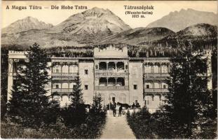 Tátraszéplak, Tatranska Polianka, Westerheim (Magas-Tátra, Vysoké Tatry); Széplak szálloda / hotel