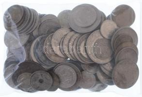 Románia vegyes fémpénztétel ~420g-os súlyban T:vegyes Romania mixed coin lot in ~420g weight C:mixed