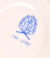 Herendi Eton mintás, bányász motívumos mokkás csésze aljjal. Kézzel festett, jelzett, hibátlan. Ritk...