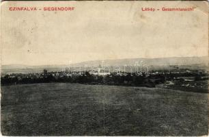 1915 Cinfalva, Siegendorf; Látkép / Gesammtansicht (EK)