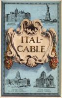 Italcable commercial with Budapest Parliament (EK)