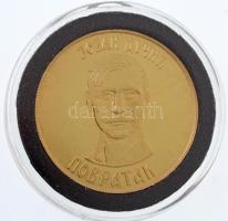 Bosznia-Hercegorvina 2000. Jovan Ducic jelzett, aranyozott Ag emlékérem eredeti tokban (15,62g/0.999/32mm) T:1- (PP) Bosnia and Hercegovina 2000. Jovan Ducic hallmarked, gilt Ag commemorative medallion in original case (15,62g/0.999/32mm) C:AU (PP)