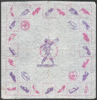 "Cipőbolt" reklámszalvéta, 15×15 cm