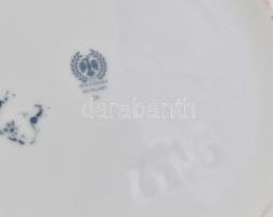 Hollóházi kaspó, matricás, jelzett, apró kopásnyomokkal, m: 15,5 cm, d: 19 cm