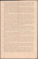 1883 M. kir belügyminisztérium körözvényei. elveszett, ellopott tárgyak, talált gyermek, stb 4 p